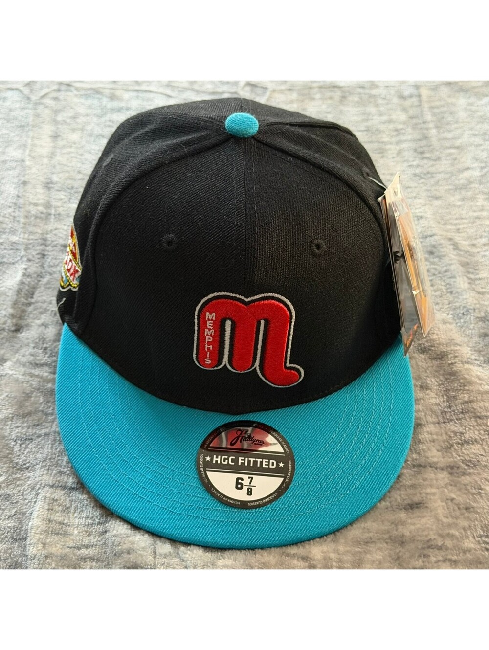 Memphis Red Sox Headgear Classics Fitted Hat 6 7/8 Negro League
